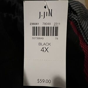 J. Jill Elegant Black Garment 4X